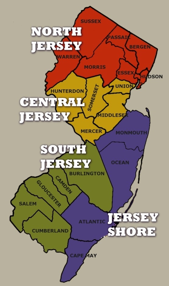 South Jersey Map